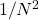 1/N^2