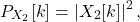 \begin{equation*}P_{X_{2}}[k] = \left| X_{2}[k] \right|^2,\end{equation*}