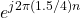 \begin{equation*}e^{j2\pi (1.5/4) n}\end{equation*}