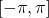 [-\pi, \pi]