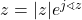 z = |z| e^{j \sphericalangle{z}}