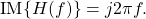 \begin{equation*}\text{IM} \{ H(f) \} = j2\pi f.\end{equation*}