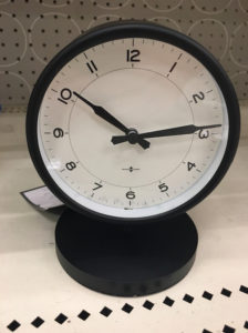 A 4 dollar battery powered clock.