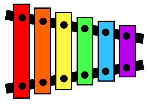 A xylophone