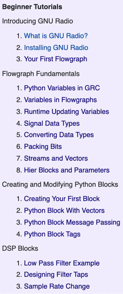 New GNU Radio Beginner Tutorials