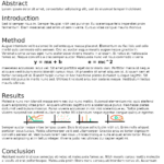 The outline for a typical technical paper. Expect to write in a different order than you would read the paper.