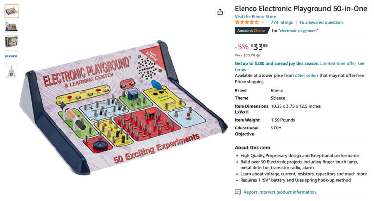Elenco Electric Playground